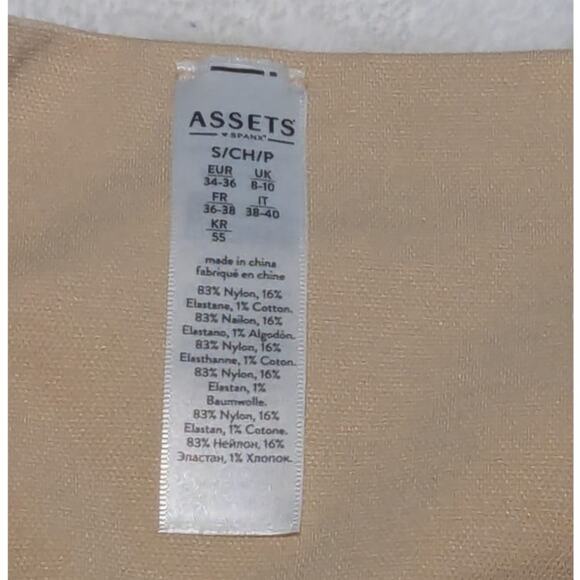 Assets By Spanx Tan Shaper Women's High Waist Size S - Picture 2 of 3